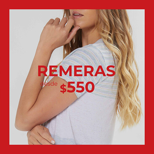 Remeras para ellas