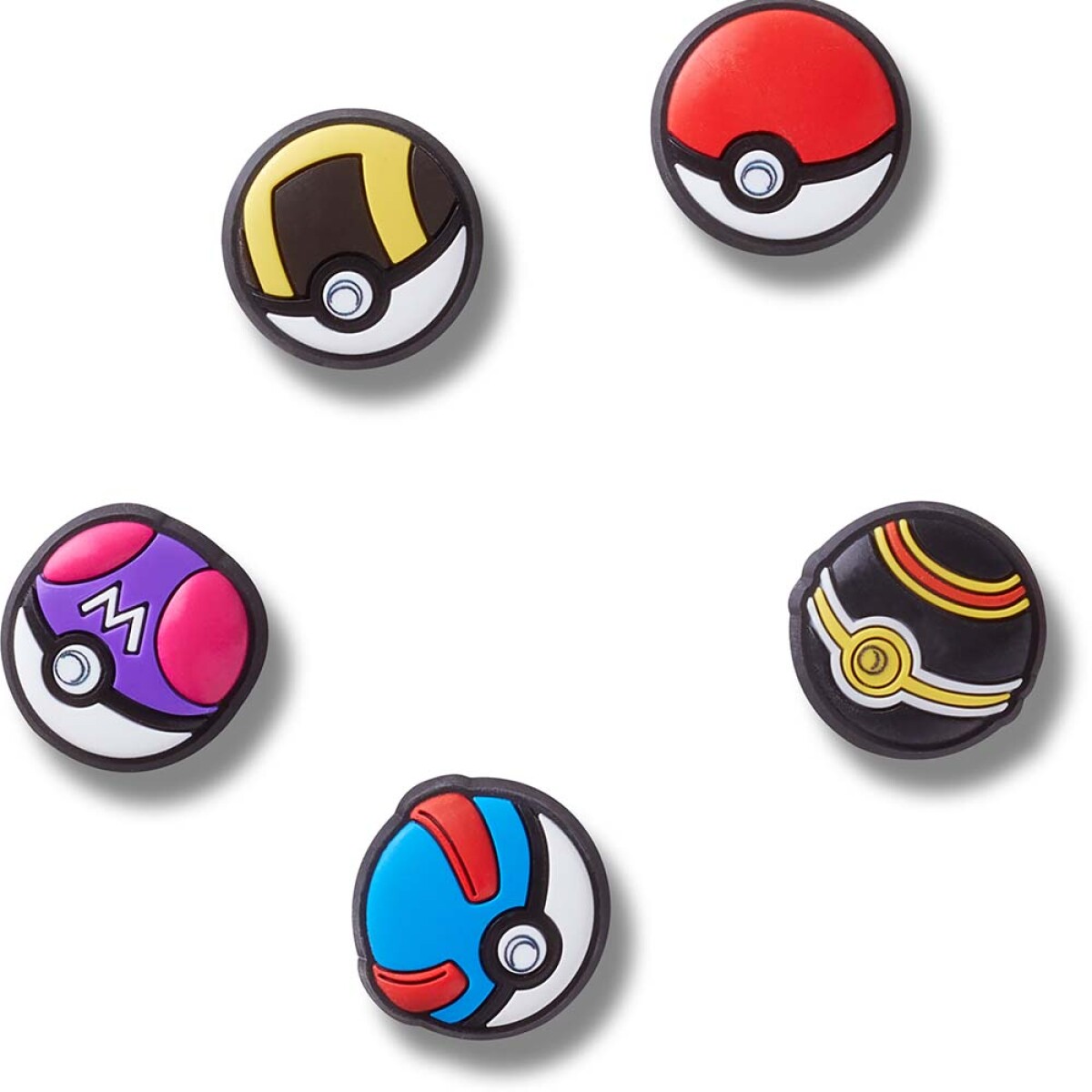 Jibbitz Poke Ball 5 Pack 