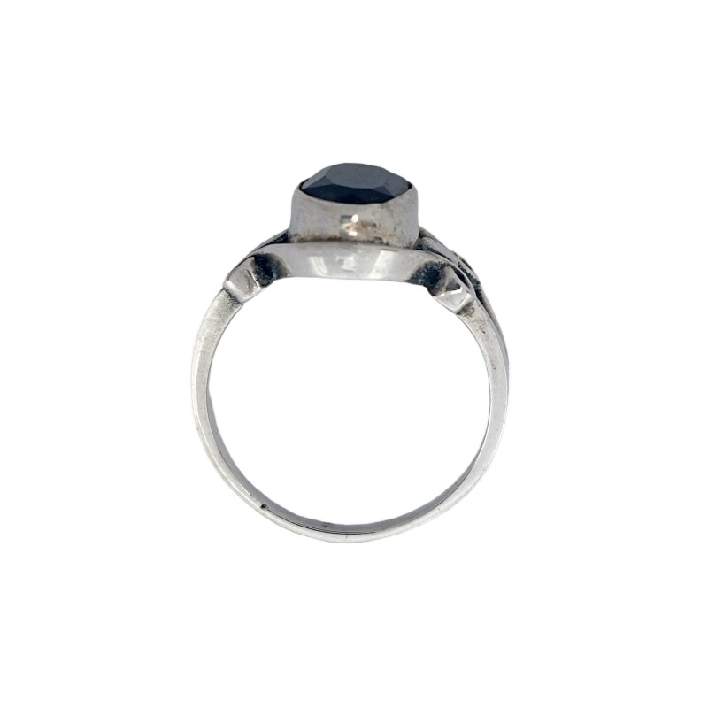 Anillo Solitario-Plata 925-Piedra Zafiro-AN3825 conpiedra