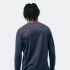 CAMISETA ML MASC PRETO MESCLA
