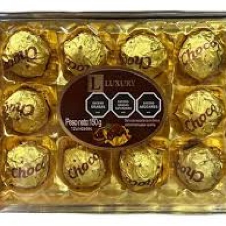 BOMBONERA RECT. COMUN LUXURY 150GRS (12 PZAS) BOMBONERA RECT. COMUN LUXURY 150GRS (12 PZAS)