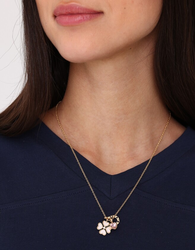 Collares Cortos Con ramillete Collar Corto Con Ramillete - Dorado