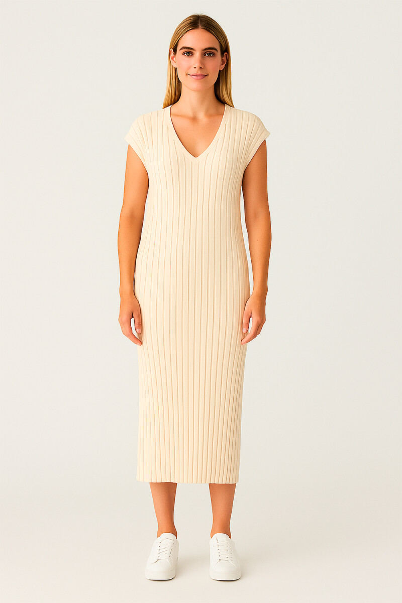 Vestido Nimuer - Crudo / Natural 