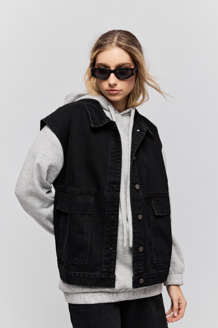 CHALECO STREET Negro