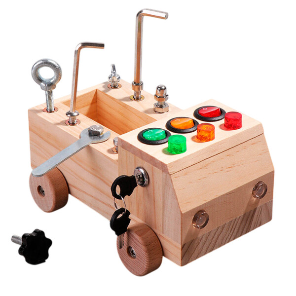 CAMION MADERA MONTESSORI INTERACT. Jug019018