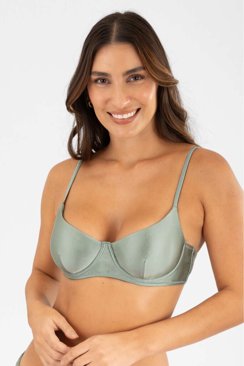 Top balco - Musgo metal 