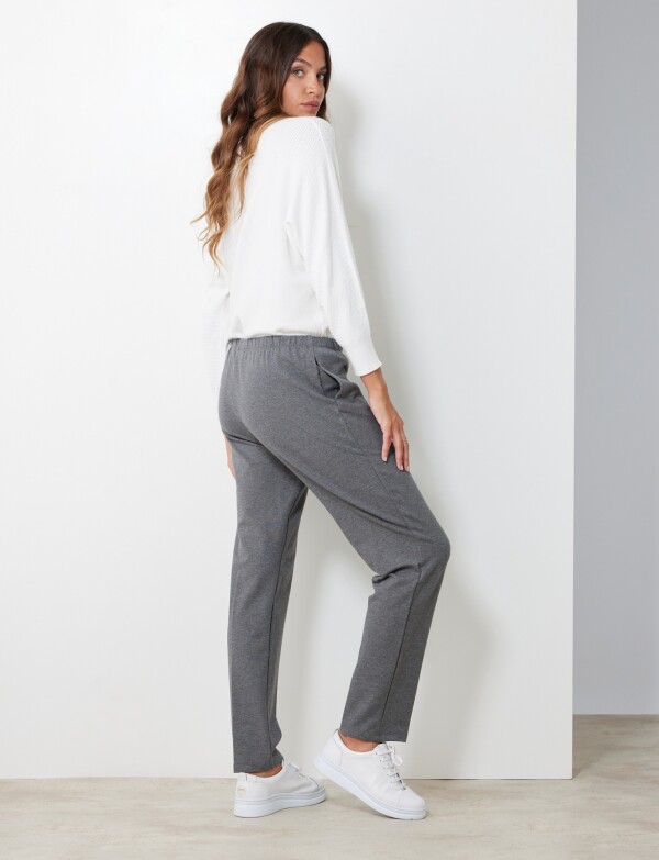 Pantalon Yoga Algodon GRIS