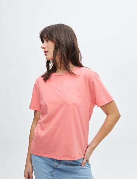 Remera básica Alaina Coral