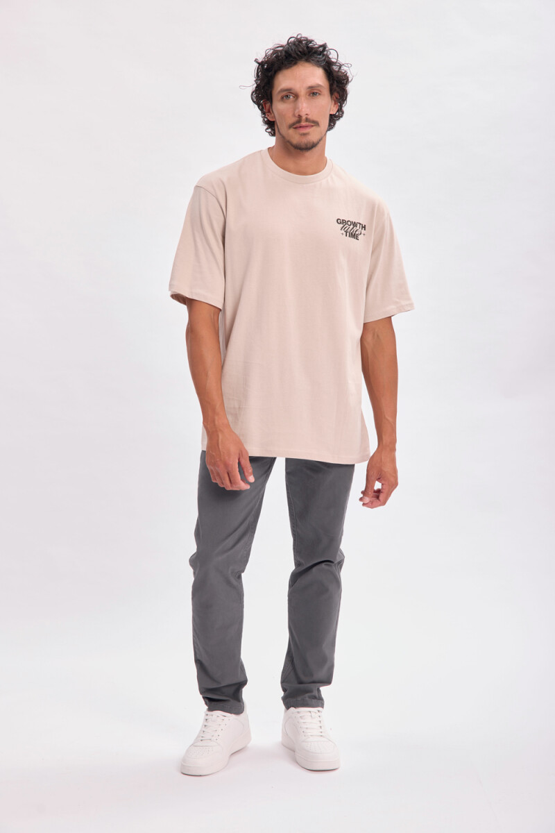 Pantalón chino Gris Oscuro