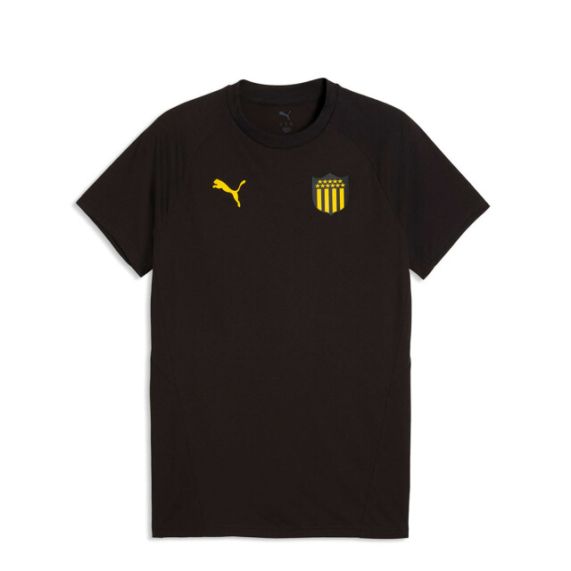 Remera de Hombre Puma Peñarol Evostripe Tee Negro