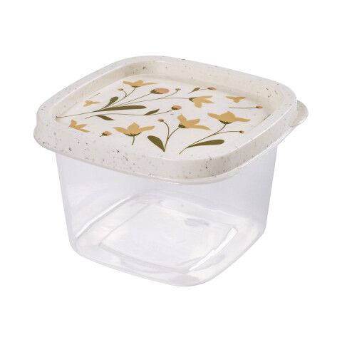 Recipiente Cuadrado de 500ml FLOR