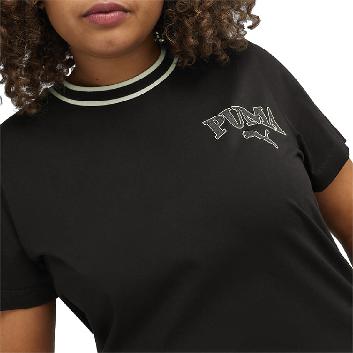 Remera Puma Squad de Mujer - 677897 01 - Negro 