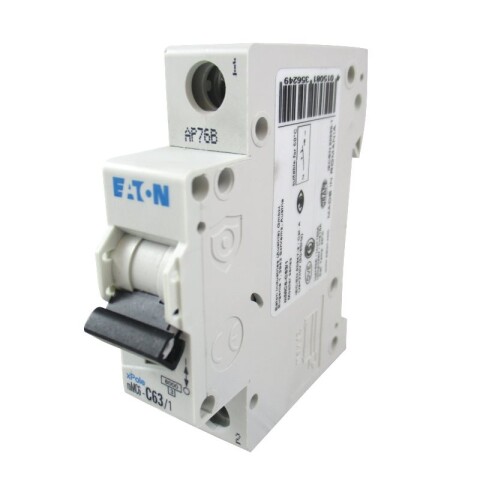 DISYUNTOR DIN 1X 63 A 06 KA EATON DISYUNTOR DIN 1X 63 A 06 KA EATON