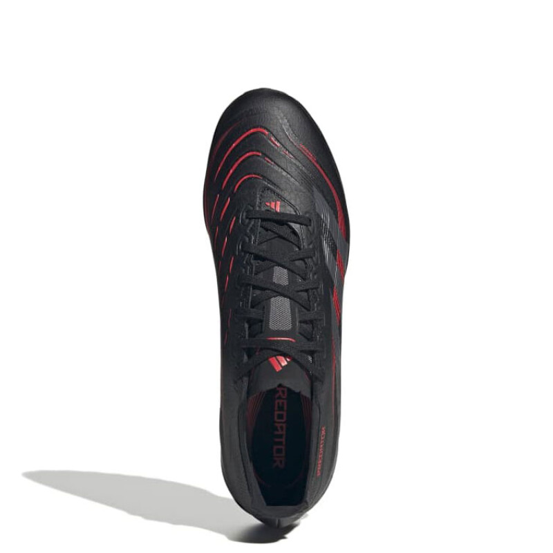 Championes de Hombre Adidas Futbol 5 Predator League Turf Negro - Gris - Rojo