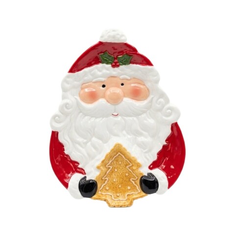 BANDEJA CERAMICA DIS SANTA 29X21X3CM Unica