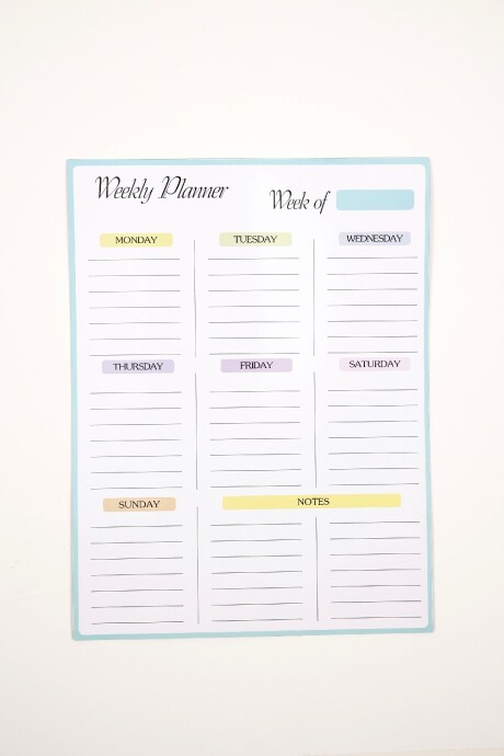 Planner Planner Magnetico I Color Unico
