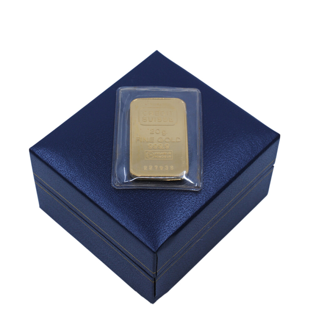 Lingote de oro fino Credit Suisse 20 gr Lingote de oro fino Credit Suisse 20 gr