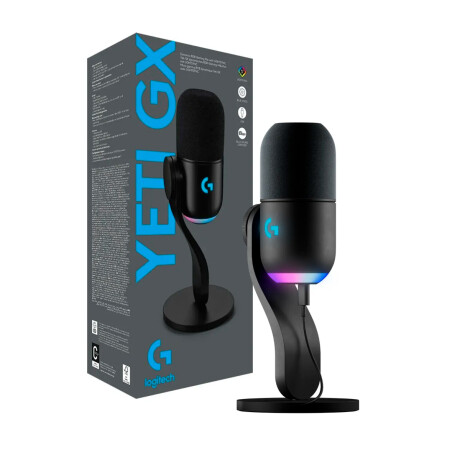 Micrófono Logitech 988-000568 Blue Yeti GX USB Black Micrófono Logitech 988-000568 Blue Yeti GX USB Black