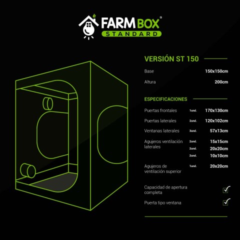 ARMARIO FARM BOX STANDARD 150X150X200CM ARMARIO FARM BOX STANDARD 150X150X200CM