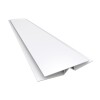 Perfil H flexible PVC Blanco