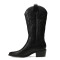 Bota de Mujer Miss Carol EDNA tejana con diseño en la caña Negro