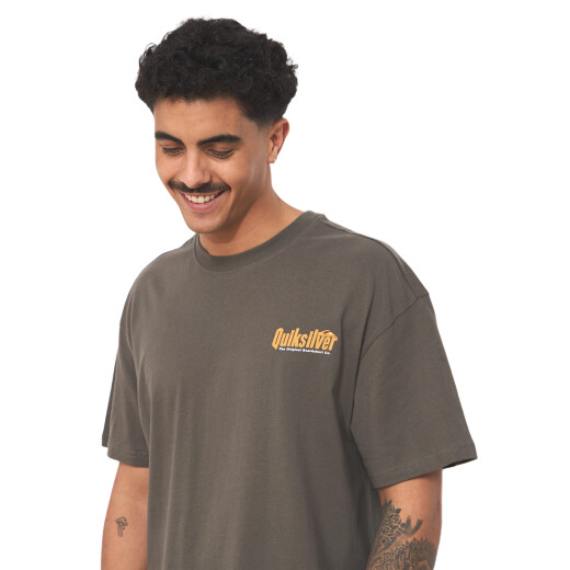 Remera Quiksilver Evo Postcard Fusion - Gris Remera Quiksilver Evo Postcard Fusion - Gris