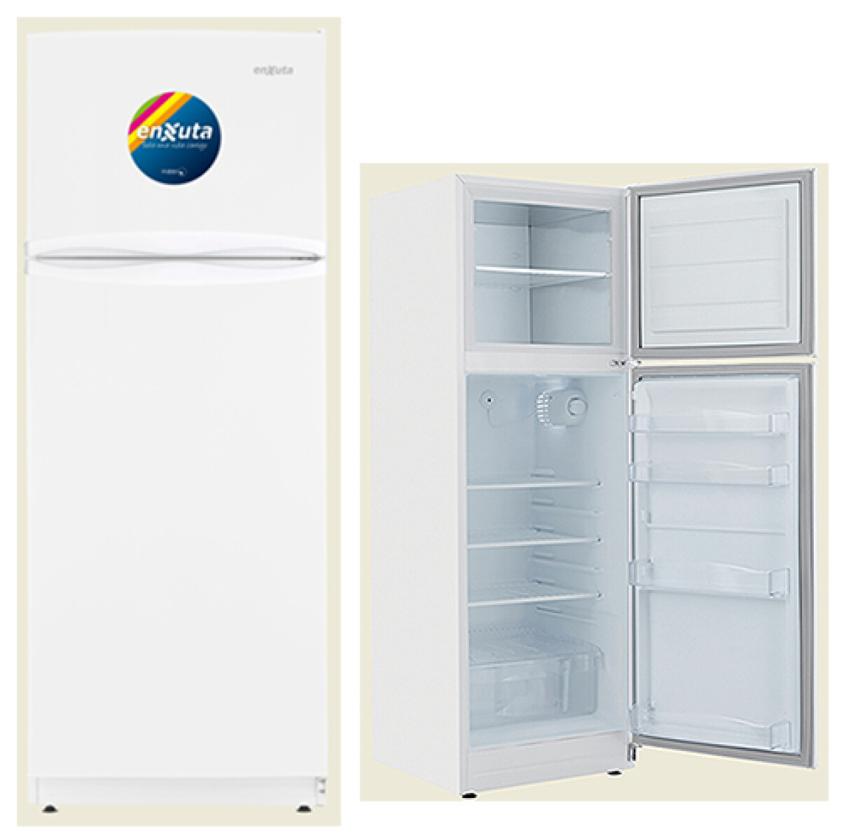 REFRIGERADOR ENXUTA RENX 24281FHW 264L -Blanco Frío Húmedo - Sin color 