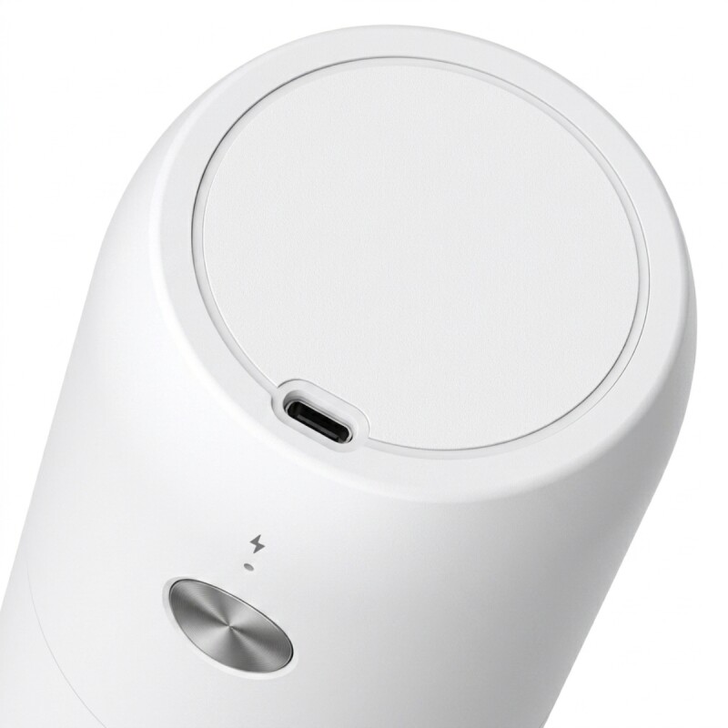Molinillo café eléctrico recargable muelas cerámicas BLANCO
