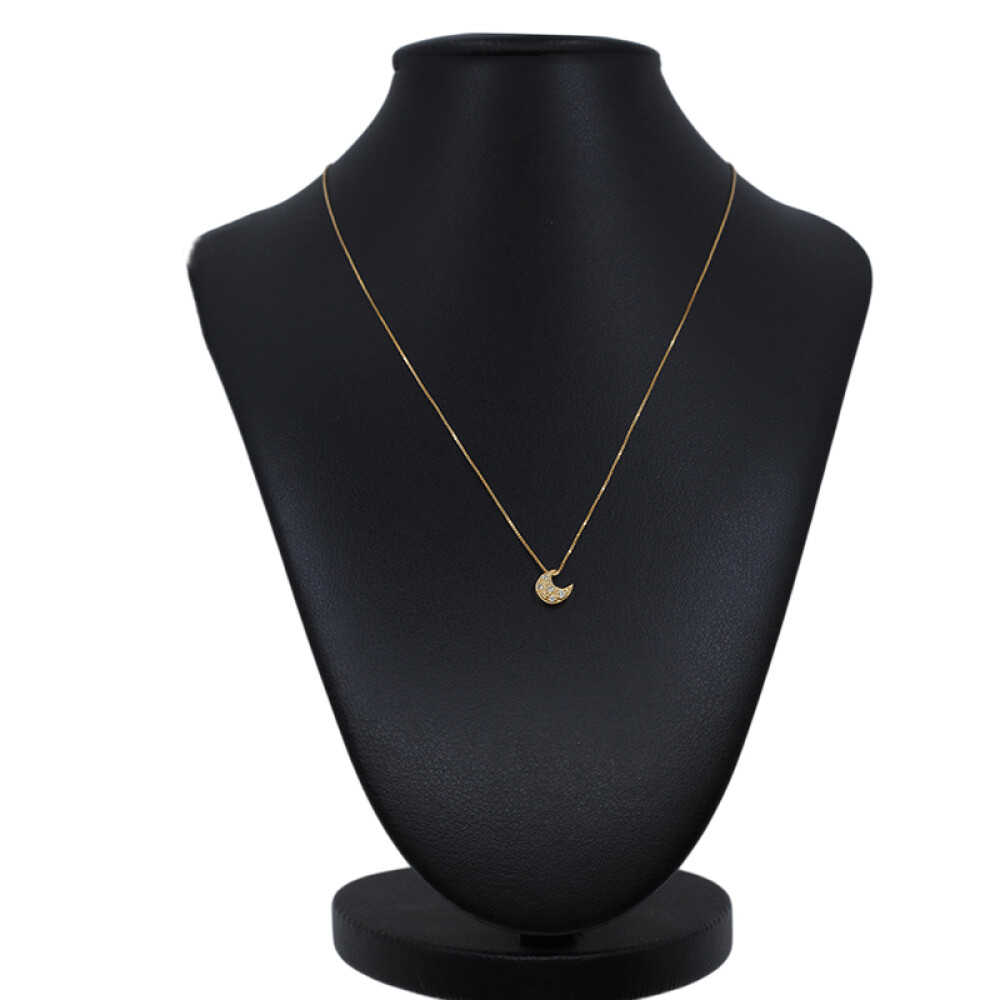 Conjunto de cadena y dije en oro 18k y brillantes Conjunto de cadena y dije en oro 18k y brillantes