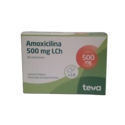 Amoxicilina 500 Mg. 18 Comp. Amoxicilina 500 Mg. 18 Comp.
