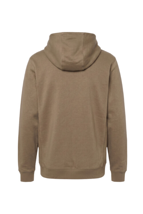 Campera O'Neill Full Zip Leather Patch Beige