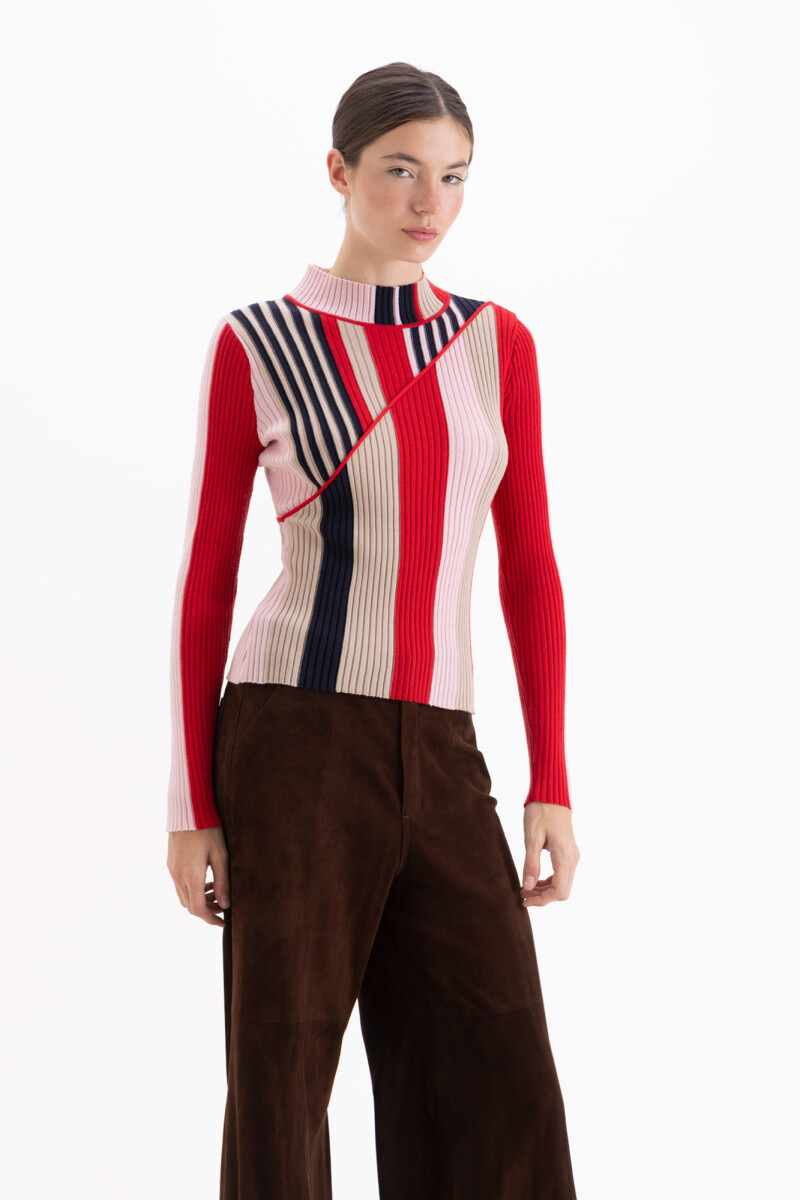 TOP JANIS Multicolor