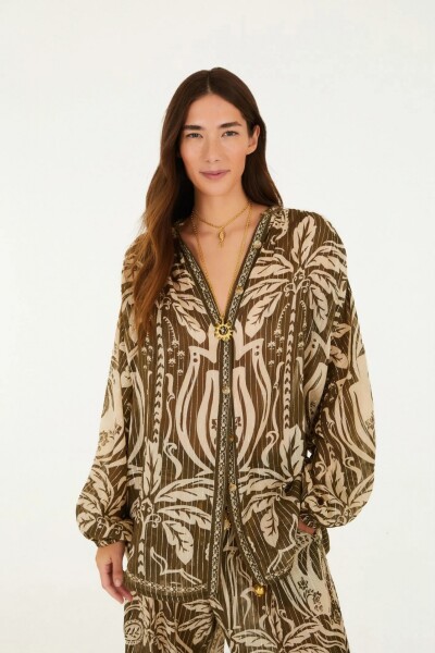 CAMISA SERRA Estampado