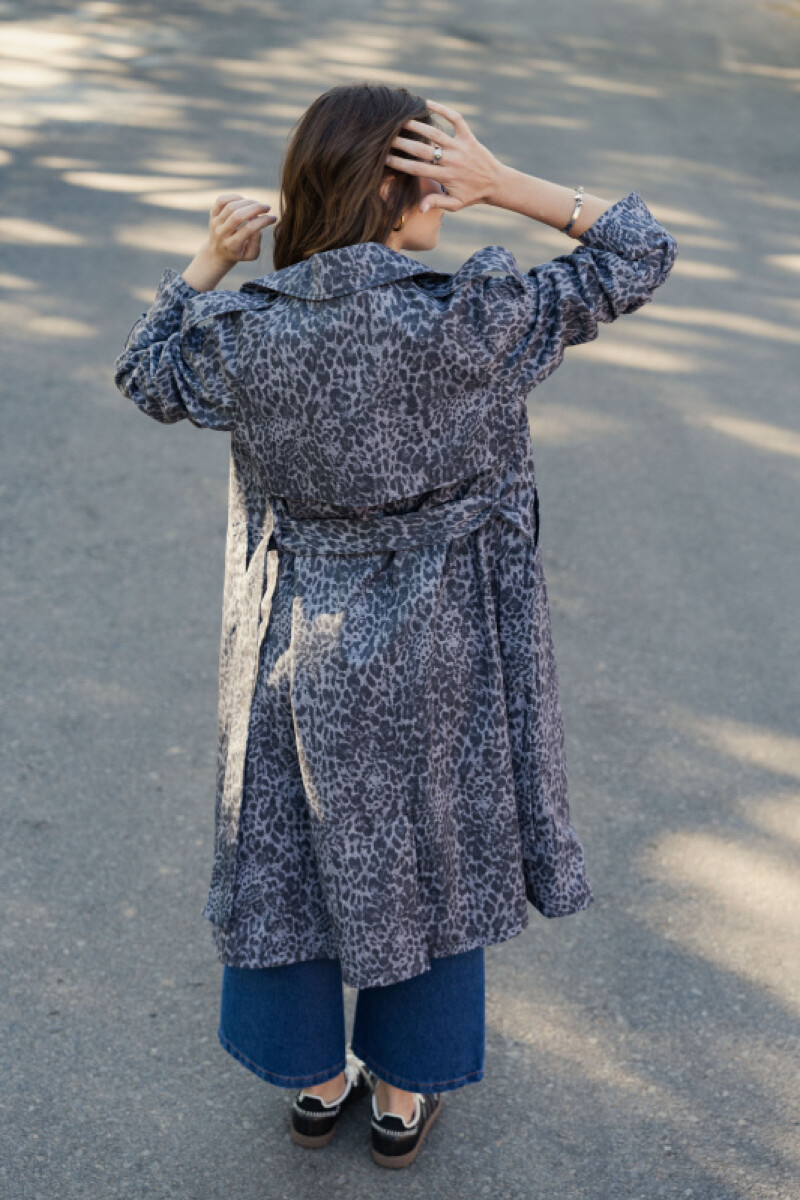 SACO REBECCA GRAY WASHED DENIM SACO REBECCA GRAY WASHED DENIM