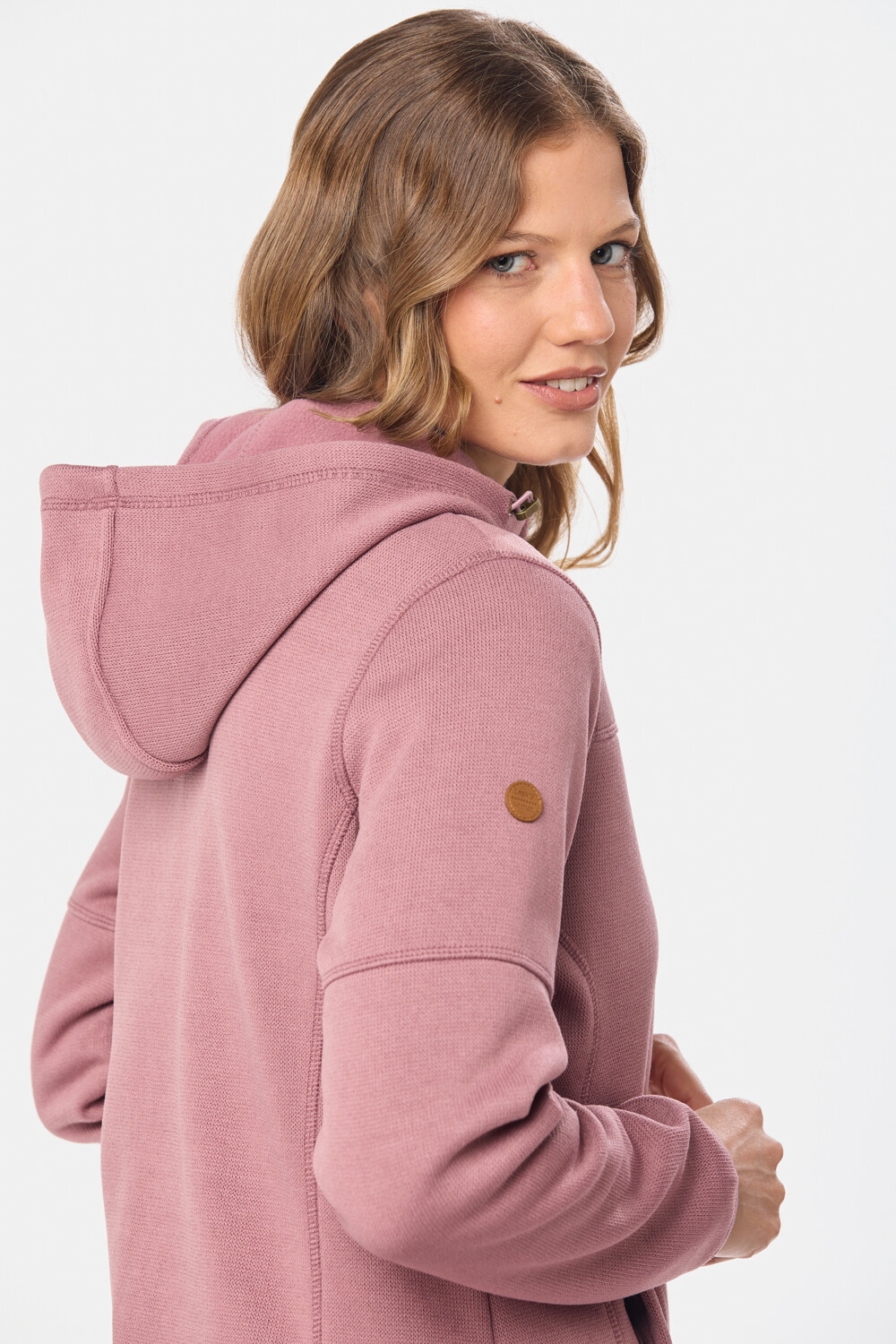 CAMPERA CON CAPUCHA Rosado