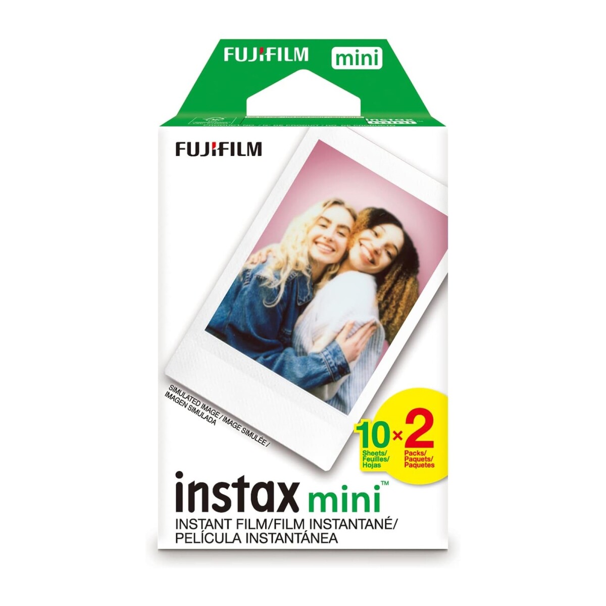 INSTAX MINI FILM FUJIFILM 10 SHEETS x 2PACKS - White 