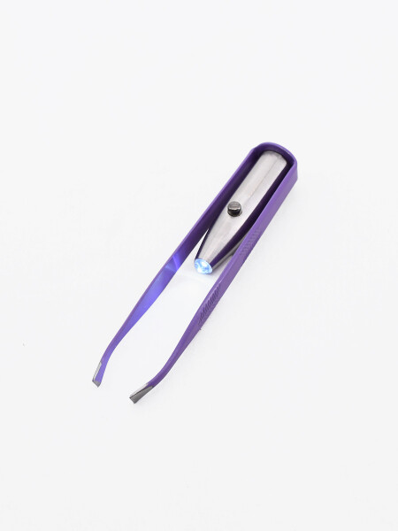 PINZA DE CEJAS CON LUZ LILA