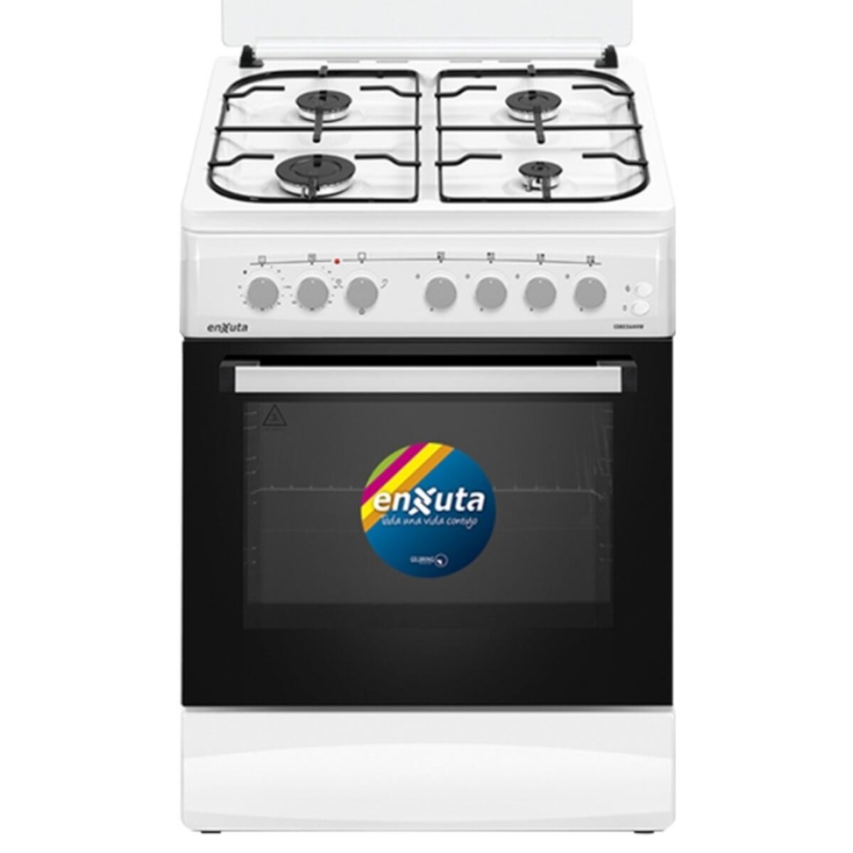 Cocina A Gas Enxuta Cenx642w - COCINA ENXUTA GAS CON GRILL CENX5642W 