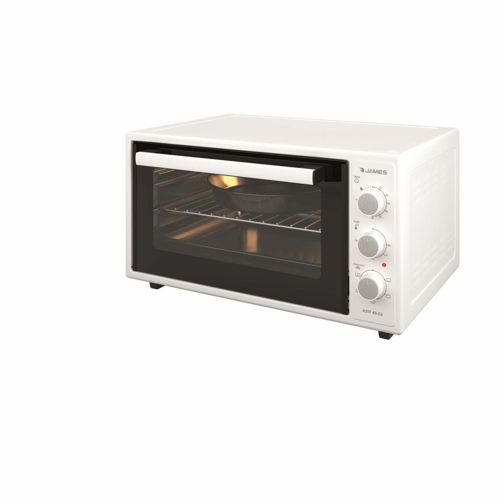 HORNO ELÉCTRICO JAMES 45-LITROS BLANCO HJTF 45 G2