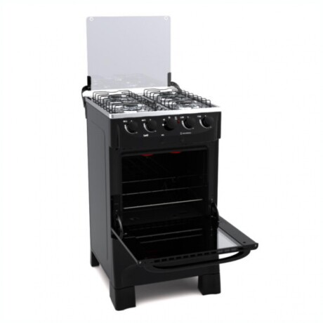 Cocina Combinada TEM Loli Cuatro Hornallas Con Grill - Black Cocina Combinada TEM Loli Cuatro Hornallas Con Grill - Black