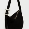 Bolso Bamboo en cuero gamuza Negro