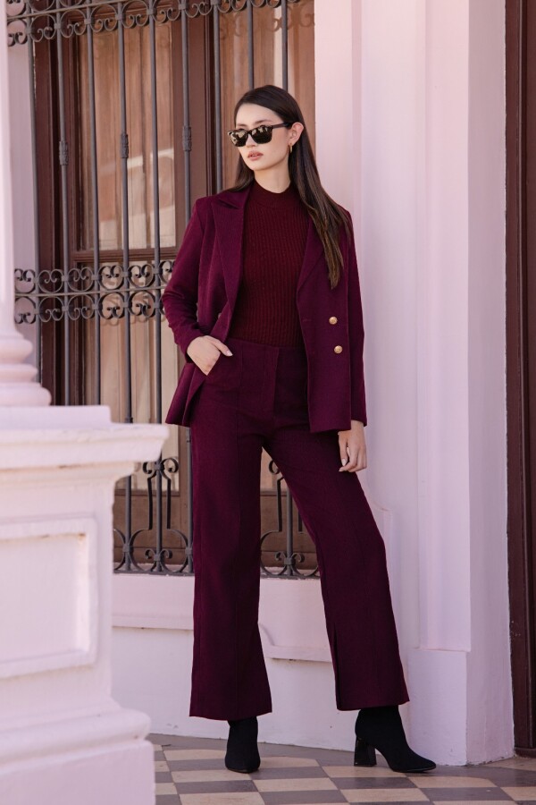 Pantalón Flare. Marrón
