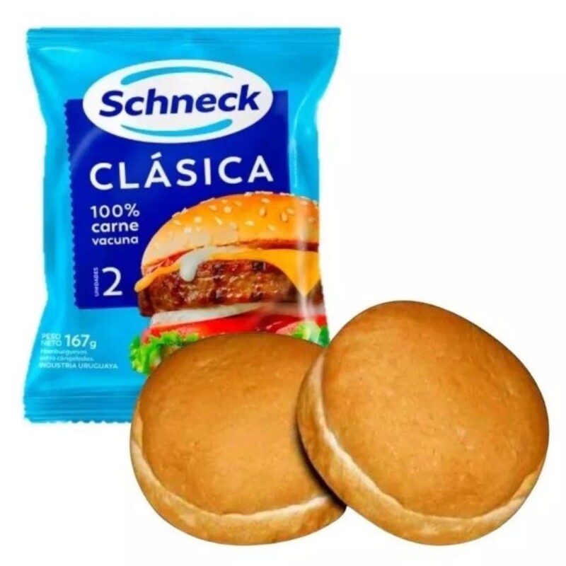 Pack de 40 Hamburguesas Schneck + 40 Panes Pack de 40 Hamburguesas Schneck + 40 Panes