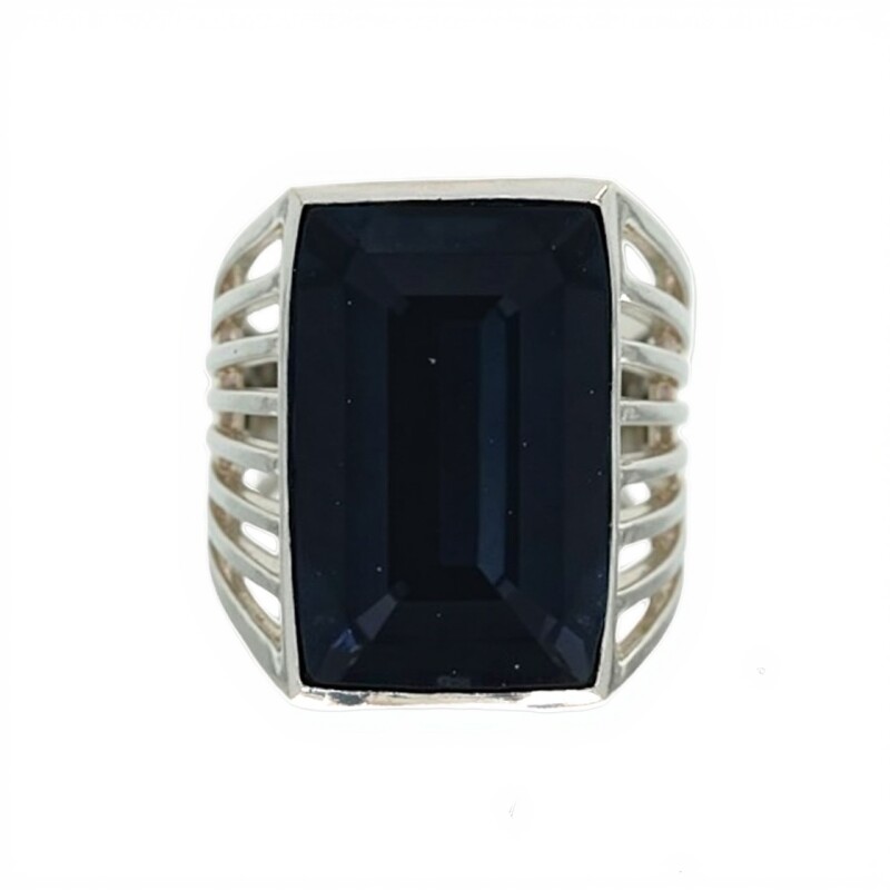 Anillo elegante-Plata 925-Con Onix-AN4651 conpiedra