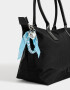 Llavero Metal Llavero Y Charm Con Trenza Bandana - Azul Celeste