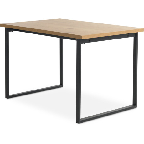 Mesa de comedor AABENRAA 80x120 roble/negro Roble/negro