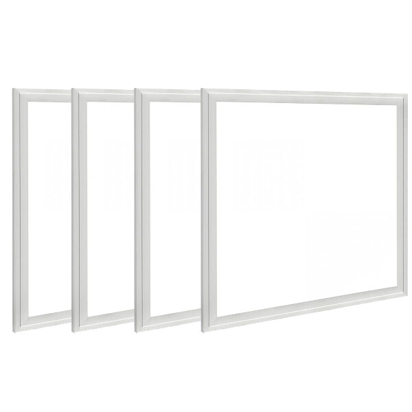 Plafones Cuadrados Promo X4 Unidades Led Luz Fría 60x60cm Plafones Cuadrados Promo X4 Unidades Led Luz Fría 60x60cm