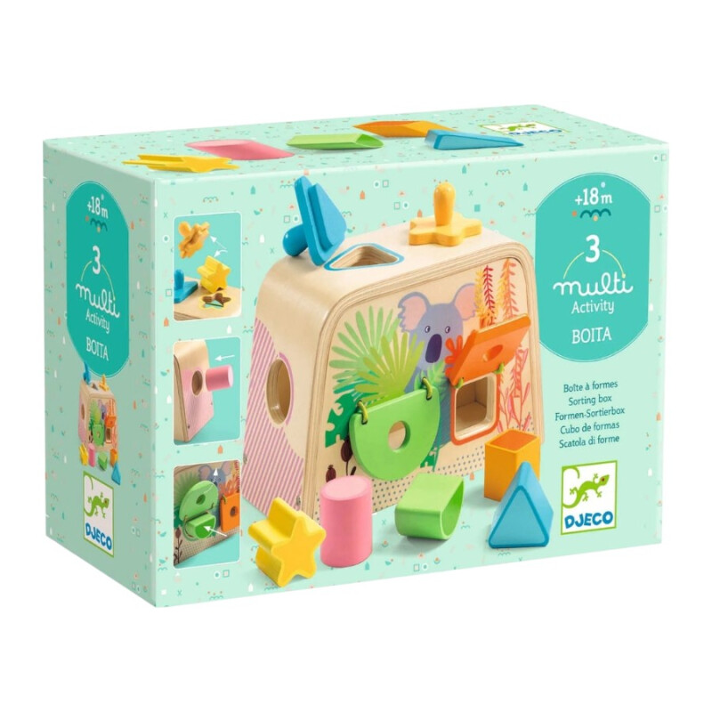 Cubo De Formas Boita Multi Madera Cubo De Formas Boita Multi Madera