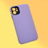 Carcasa Celular Funda Protector TPU Case Silicona Para iPhone 12 Variante Color Lila