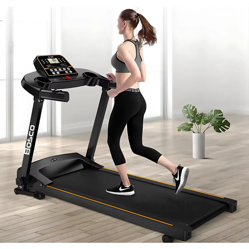Caminadora Eléctrica Plegable Motor Dc De 2.0 Hp Negro